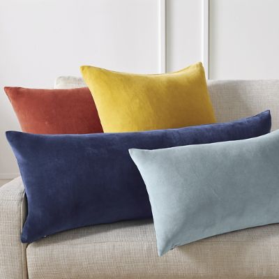 Velvet cushion outlet covers