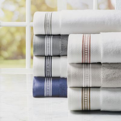 Luxury Cotton Monogrammed 8 Piece Towel Set - 5 Colors Available