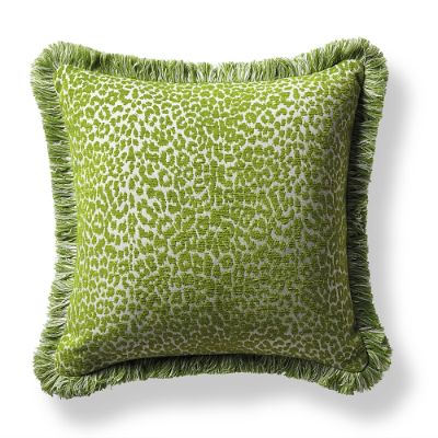 Leopard Luxe Gingko Outdoor Pillow