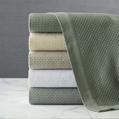 Pique Weave Bath Linens Add Textured Elegance to Your Bath