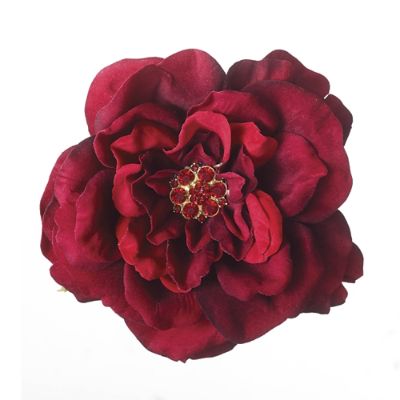 Red Velvet Rose Clips, Set of 12 | Frontgate