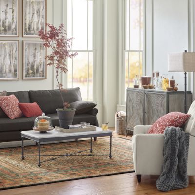 Tivoli Rectangular Coffee Table - Elegant Marble Top