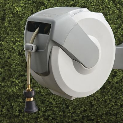 NeverLeak AutoWinder Plastic 100-ft Wall-mount Hose Reel, 42% OFF