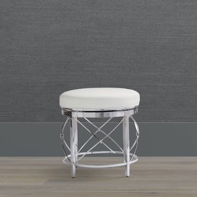 Gray vanity deals stool