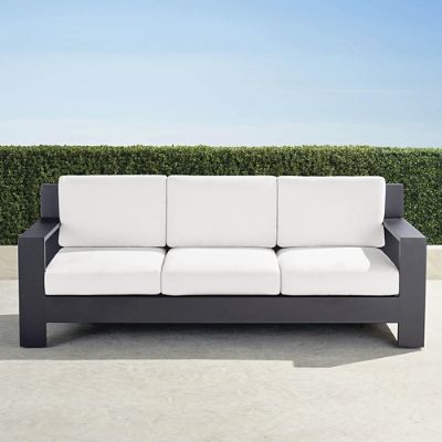 Black aluminum outdoor sofa new arrivals