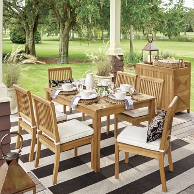 Frontgate outdoor dining deals table