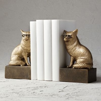 Clever Fox Bookends | Frontgate