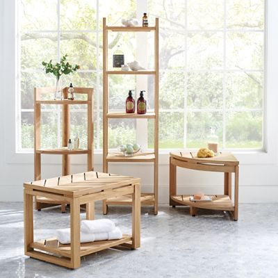 Marin Teak Bath Furniture Collection Frontgate