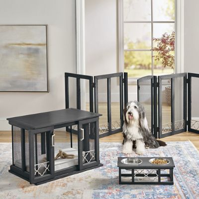 Frontgate dog shops crate end table