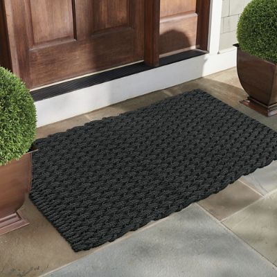 The Rope Large Extra-Thick Woven Coconut Fiber Doormat - Entryways