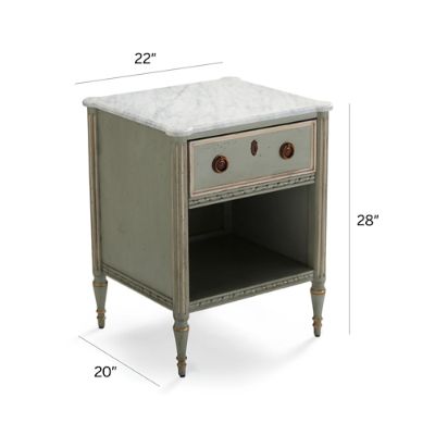 Etienne Shelf Nightstand | Frontgate