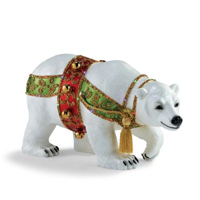 christmas lighted polar bears