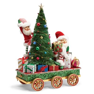 Christmas in Toyland Santa with Elves by Katherine's Collection