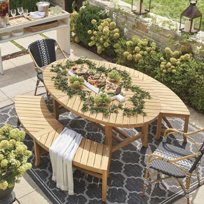 Frontgate discount outdoor bench