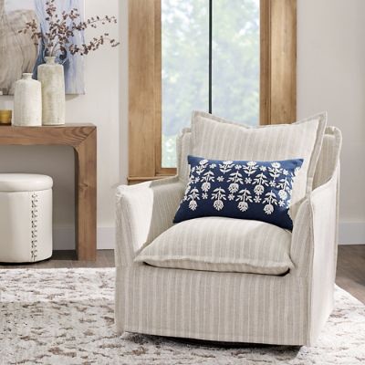 Swivel best sale glider slipcover