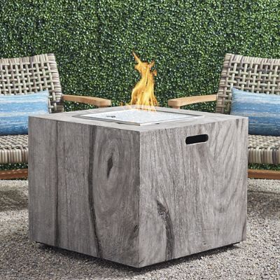 Bryndle Root Square Fire Table | Frontgate