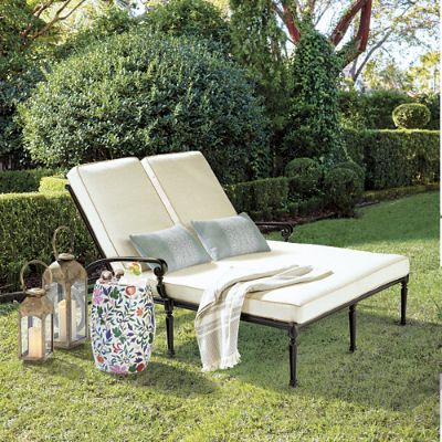 Frontgate garden online stool