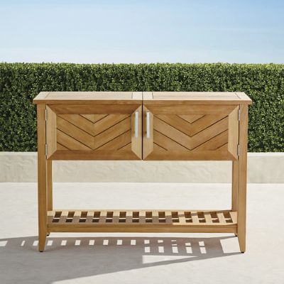 Frontgate discount teak bench