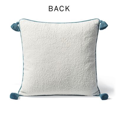 Carranor Terry Cloth Tasseled Indoor/Outdoor Pillow | Frontgate