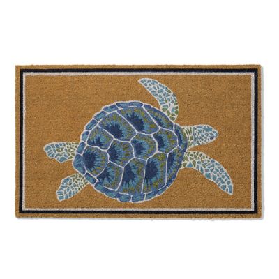 Majestic Sea Turtle Door Mat Frontgate