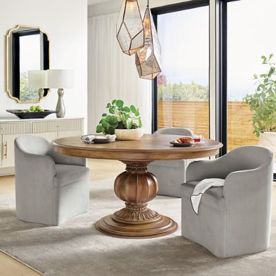 Dolcetto Round Expandable Dining Table | Frontgate