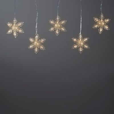 snowflake curtain light string 1.2 m