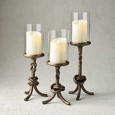 Keeley Candlesticks, Set of Three Frontgate