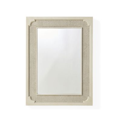 Marion French Cane Wall Mirror Frontgate