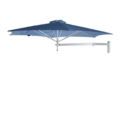 Paraflex Wall Mount Umbrella - Made to Order- Smoked Tweed Acrylic