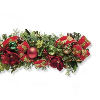 Yuletide Wonder Outdoor Garland Frontgate