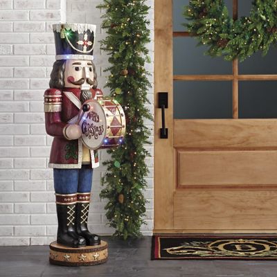Merry Christmas LED Nutcracker | Frontgate