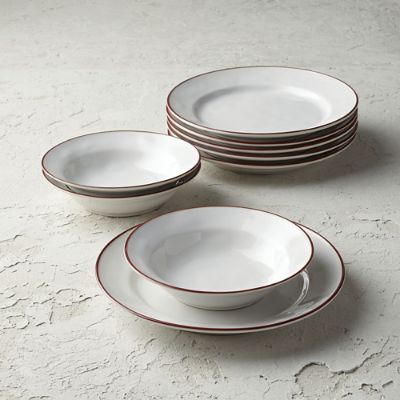 Costa Nova Beja Red Dinnerware | Frontgate