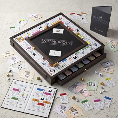 Monopoly Heirloom Edition Wooden Board Game