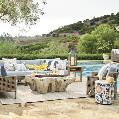 Miray Handpainted Side Table | Frontgate