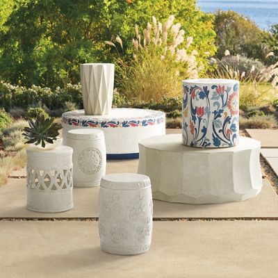 Miray Handpainted Side Table | Frontgate