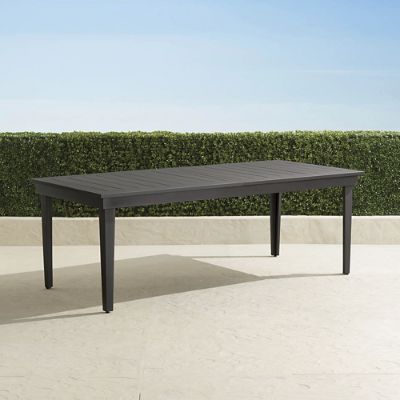 Expandable aluminum outdoor dining table hot sale