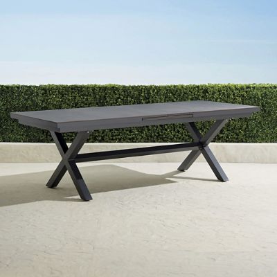 Hartley Aluminum Expandable Dining Table with Smooth Extension