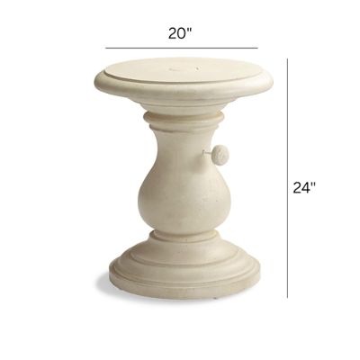 Cove Umbrella Table with Adjustable Feet & Umbrella Hole Cover