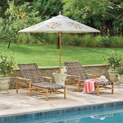 lemon print patio umbrella 9' Market Umbrella, Dont let the sun sour a good time OHS Lemon Print Outdoor Parasol