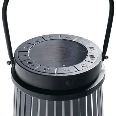 Vela Solar Lantern with LED Lights & Rechargeable Solar-Powered