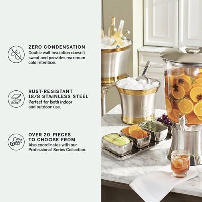 トップウォーターセット Optima Pitcher Double-Walled Stainless Steel for Indoor & Outdoor Use