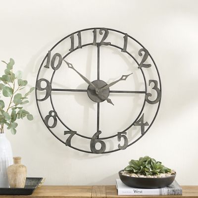 Jamie Gold Wall Clock – Rowen Homes