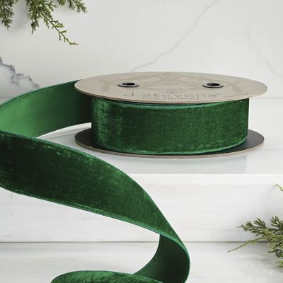Velvet Ribbon with Faux Dupioni Back | Frontgate