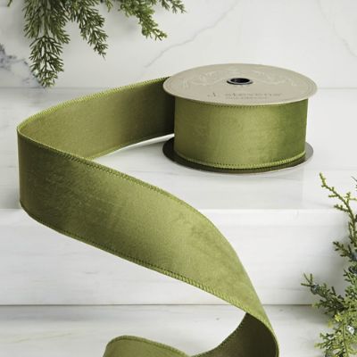Velvet Ribbon with Taffeta Back | Frontgate