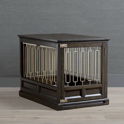 Frontgate dog hot sale crate end table