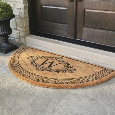 Stephengould Monogrammed 48 in. x 30 in. Outdoor Door Mat Charlton Home Letter: C