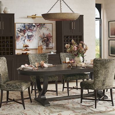 Cheval Expandable Oval Dining Table | Frontgate