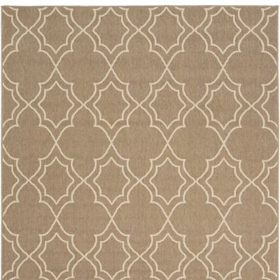 Sevine Quatrefoil Indoor/Outdoor Rug with Fade & Mildew Resistance