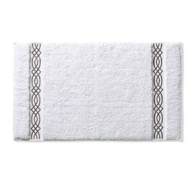 Frontgate Ethereal Bathroom Bath Rug Surf Polyester Shower Mat Throw  21x34