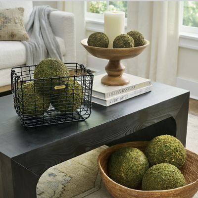 Moss Spheres, Set of Three